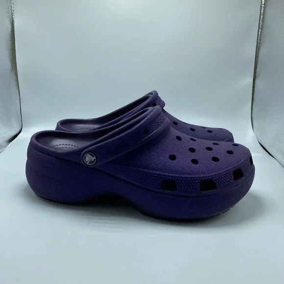 CROCS Women's Wedges - Purple - Picture 4 of 6